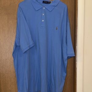 Polo Ralph Lauren Men's Sky Blue Polo Shirt 4XLT